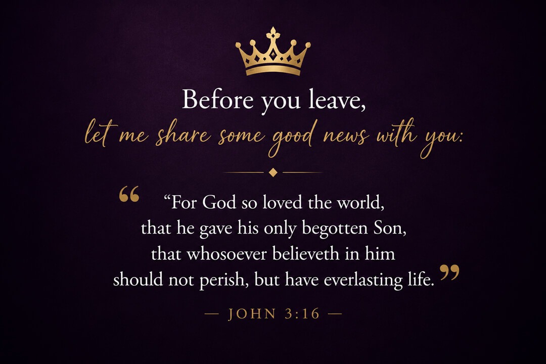 Before you Leave